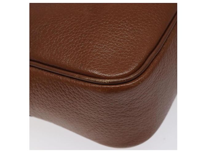 Autre Marque Borsa a Spalla Burberrys in Pelle Marrone Oro Auth ep8711 D'oro - vista 15