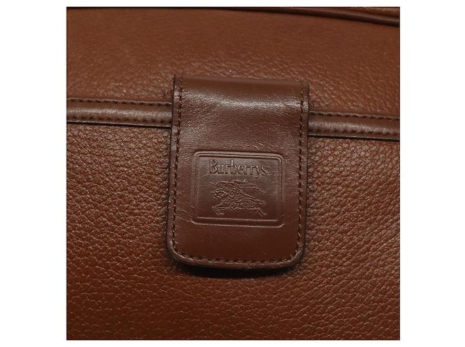 Autre Marque Borsa a Spalla Burberrys in Pelle Marrone Oro Auth ep8711 D'oro - vista 17