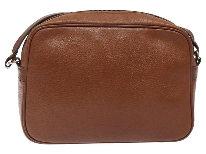 Autre Marque Borsa a Spalla Burberrys in Pelle Marrone Oro Auth ep8711 D'oro - vista 2
