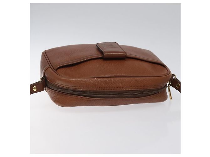 Autre Marque Borsa a Spalla Burberrys in Pelle Marrone Oro Auth ep8711 D'oro - vista 6