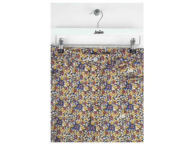 Louis Vuitton Bunte Baumwoll-Slim-Hose Mehrfarben - Ansicht 2