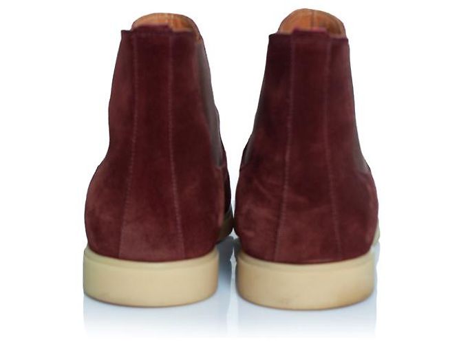 Autre Marque Aurelien, botas Chelsea en burdeos Roja - vista 3