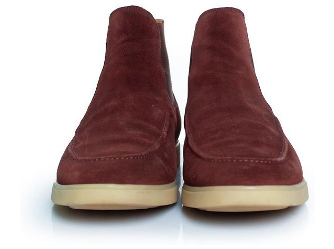 Autre Marque Aurelien, botas Chelsea en burdeos Roja - vista 5