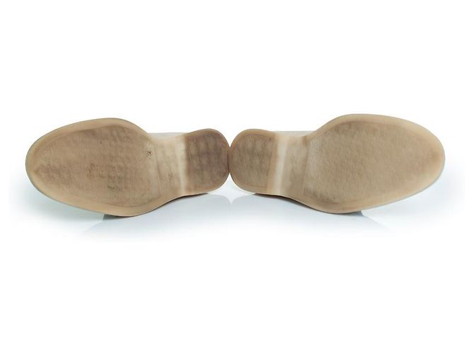 Autre Marque Aurelien, mocassini da città in suede grigio beige classico - vista 7