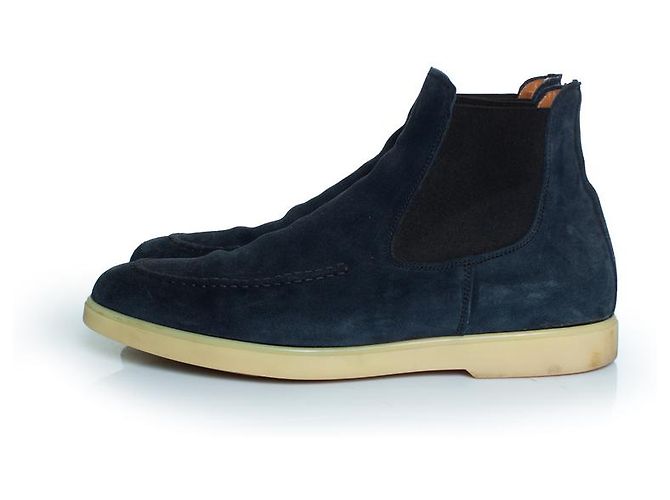 Autre Marque Aurelien, stivali Chelsea in blu navy - vista 2