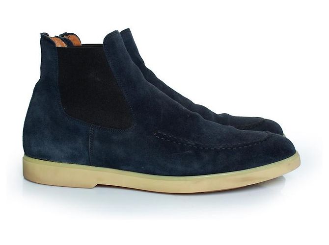 Autre Marque Aurelien, stivali Chelsea in blu navy - vista 4