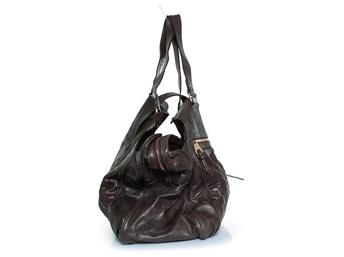 Borsa da viaggio Maxi Mabel in marrone di Mulberry - vista 2