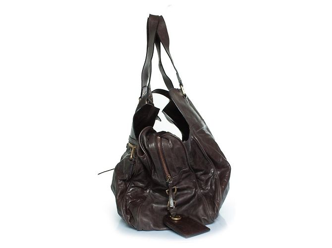 Borsa da viaggio Maxi Mabel in marrone di Mulberry - vista 4