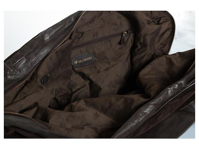 Borsa da viaggio Maxi Mabel in marrone di Mulberry - vista 8