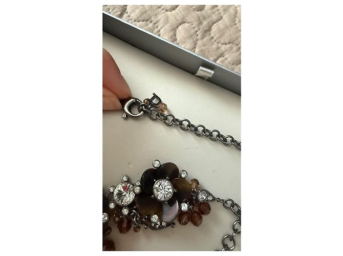 Set Collana Bracciale e Orecchini Dior Argentato Argento - vista 4