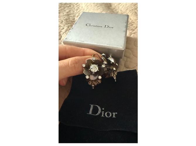 Set Collana Bracciale e Orecchini Dior Argentato Argento - vista 7