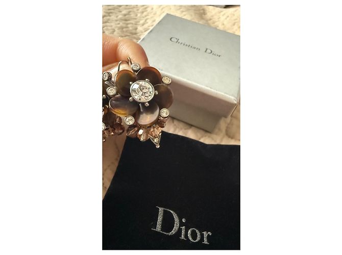 Set Collana Bracciale e Orecchini Dior Argentato Argento - vista 8