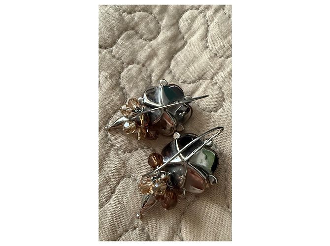 Set Collana Bracciale e Orecchini Dior Argentato Argento - vista 9