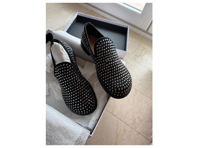 Mocassini JW Anderson Neri Sintetici Nero - vista 5