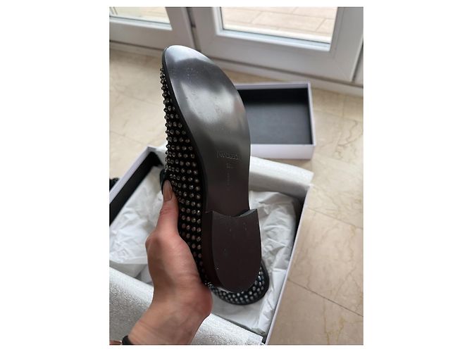 Mocassini JW Anderson Neri Sintetici Nero - vista 6