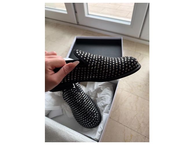 Mocassini JW Anderson Neri Sintetici Nero - vista 7