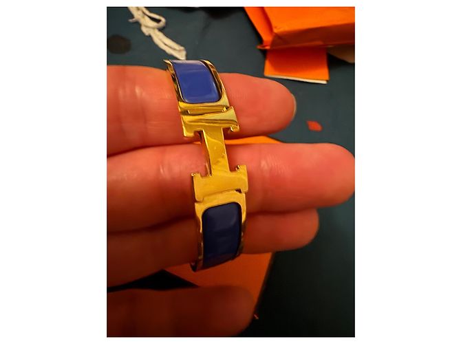 Click H - Elektrisches Blau Hermès Marineblau - Ansicht 9