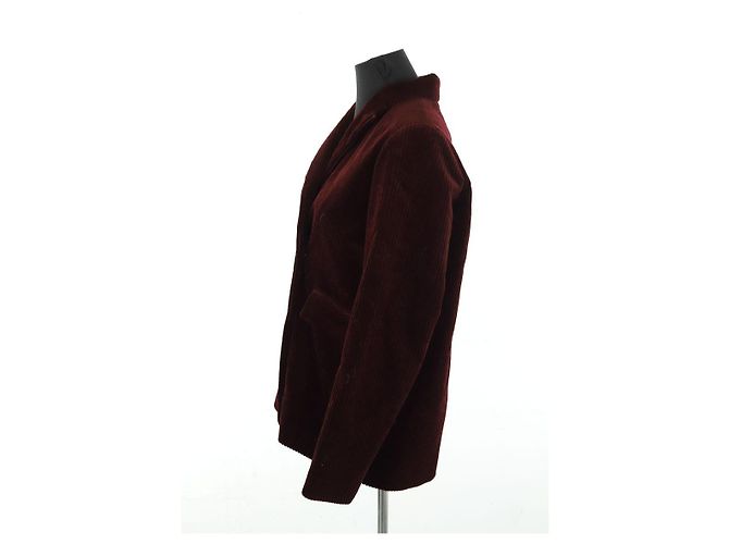 Roseanna Chaqueta de algodón burdeos - vista 3