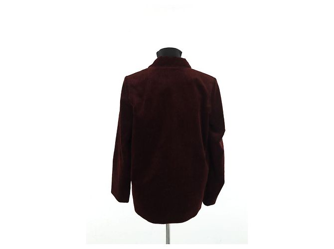 Roseanna Chaqueta de algodón burdeos - vista 4