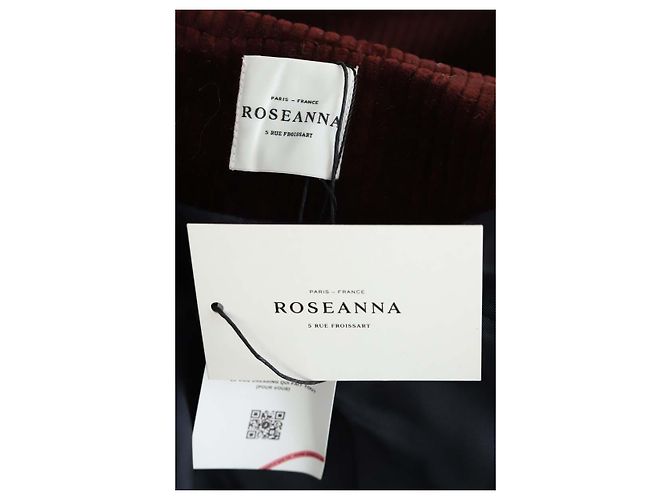 Roseanna Chaqueta de algodón burdeos - vista 5