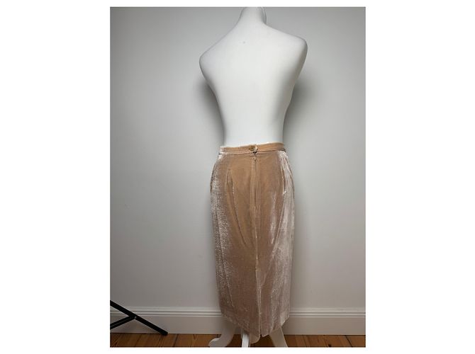 Giorgio Armani Gonna in velluto vintage Armani marrone S - vista 14
