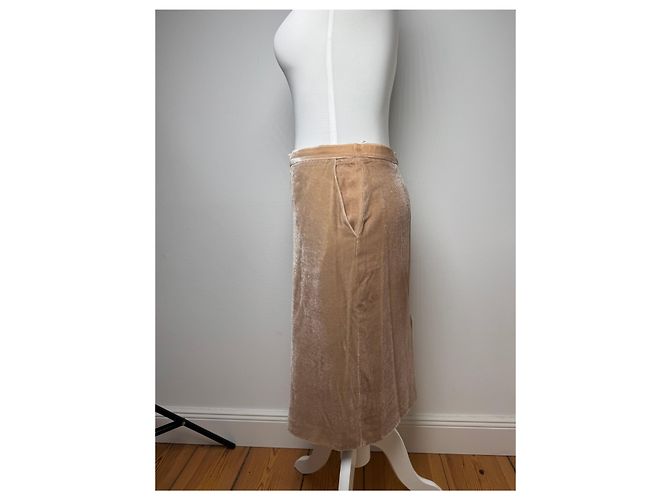 Giorgio Armani Gonna in velluto vintage Armani marrone S - vista 2