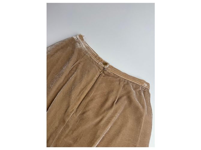 Giorgio Armani Gonna in velluto vintage Armani marrone S - vista 6
