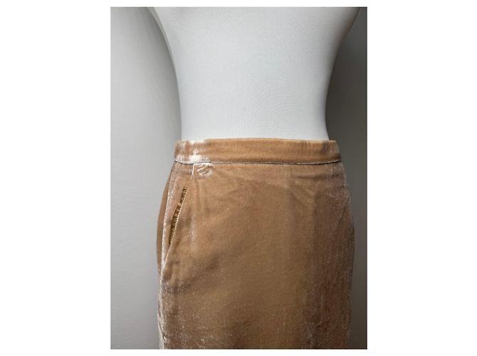 Giorgio Armani Gonna in velluto vintage Armani marrone S - vista 8