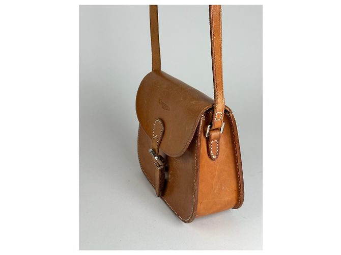 Vintage Courreges Kamel Leder Tasche - Ansicht 12