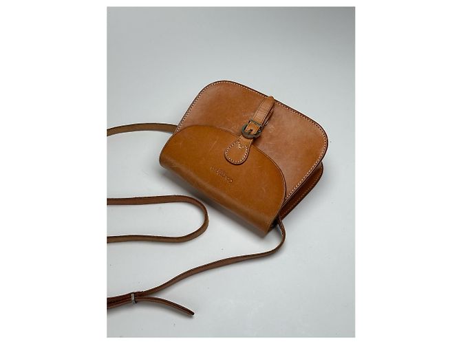 Vintage Courreges Kamel Leder Tasche - Ansicht 13