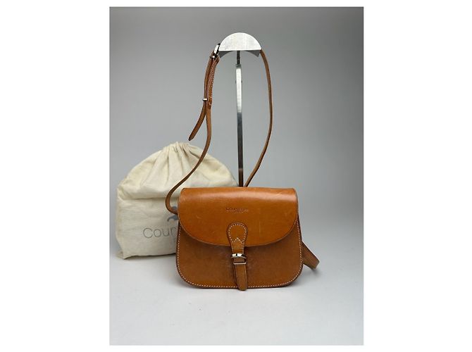 Vintage Courreges Kamel Leder Tasche - Ansicht 5