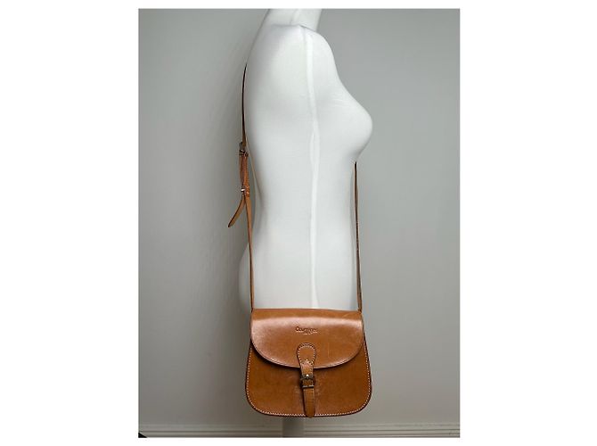 Vintage Courreges Kamel Leder Tasche - Ansicht 7
