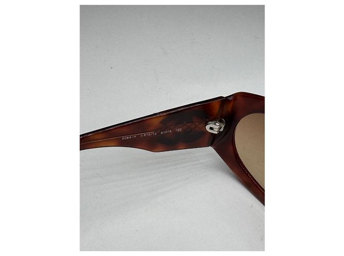 Vintage Chanel CC Sonnenbrille rot - Ansicht 9