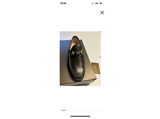 Bailarinas Gucci de piel marrón oscuro - vista 10