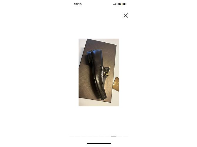 Bailarinas Gucci de piel marrón oscuro - vista 4