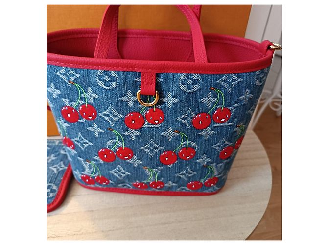 Louis Vuitton x Takashi Murakami - Borsa Neverfull Inside Out BB Multicolore - vista 3