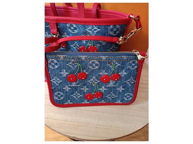 Louis Vuitton x Takashi Murakami - Borsa Neverfull Inside Out BB Multicolore - vista 9