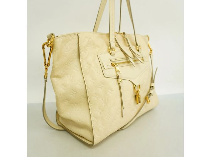 Borsa Tote PM Lumineuse in Monogram Empreinte Louis Vuitton Bianco - vista 2