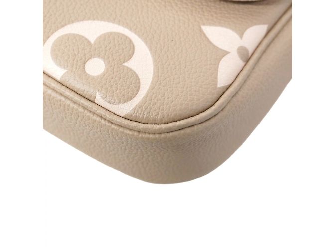 Borsa a Spalla Ivy Monogram Empreinte Louis Vuitton Grigio Crudo - vista 6