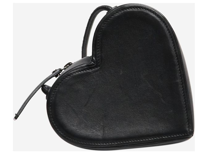 Christopher Kane Borsa a forma di cuore nero - vista 2