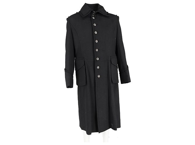 Cappotto Dolce & Gabbana in lana nera Nero - vista 4