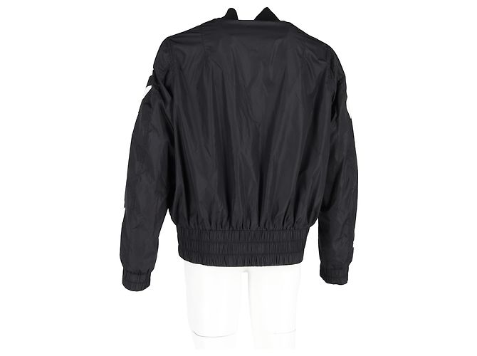 Off White Veste bomber en polyamide noir brodée d'un aigle Off-White - vue 6