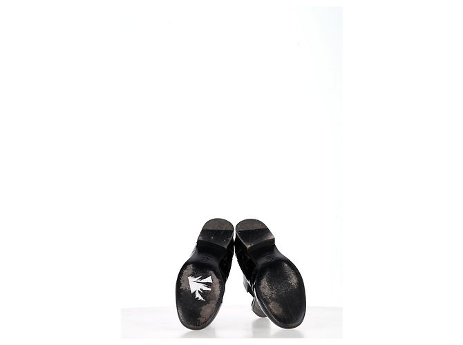 Timeless Stivaletti Chanel in pelle verniciata nera Nero - vista 12