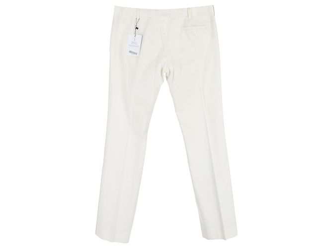 Pantalones Balenciaga de algodón blanco Crudo - vista 2