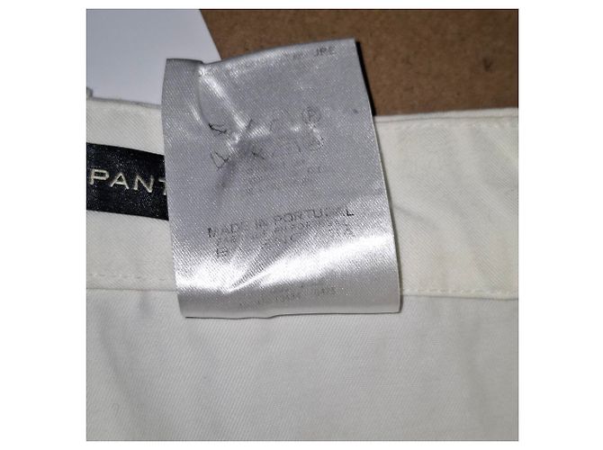 Pantalones Balenciaga de algodón blanco Crudo - vista 5