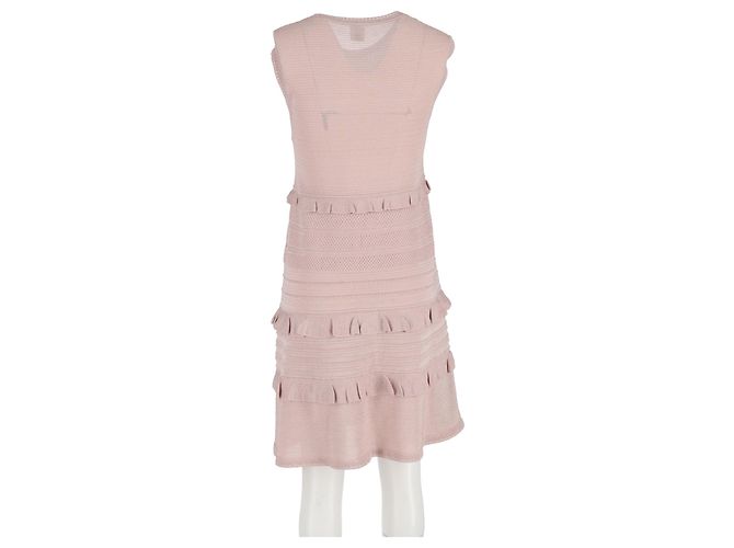 Vestido sin mangas en capas M Missoni en poliamida rosa - vista 6