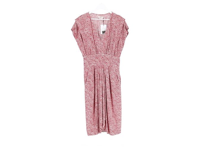 Abito midi Étoile Isabel Marant in viscosa rossa Rosso - vista 4