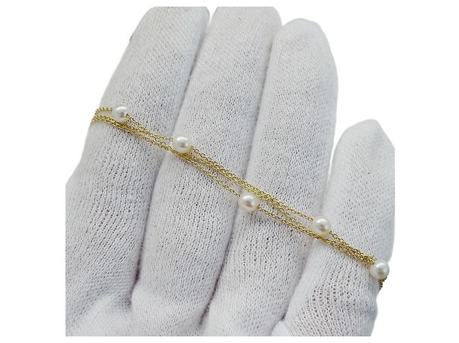 Bracciale in perle 750YG Tasaki - vista 5
