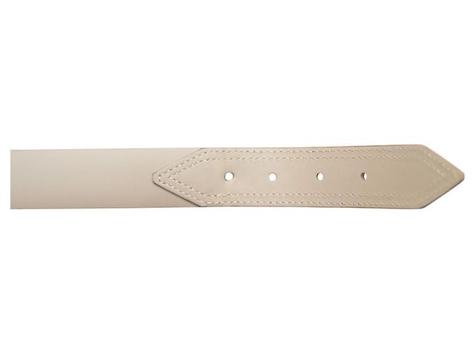 Burberry Beige Nova Check Heart beschichteter Canvas- und Leder-Gürtel mit Schnalle Größe 40/100 - Ansicht 7