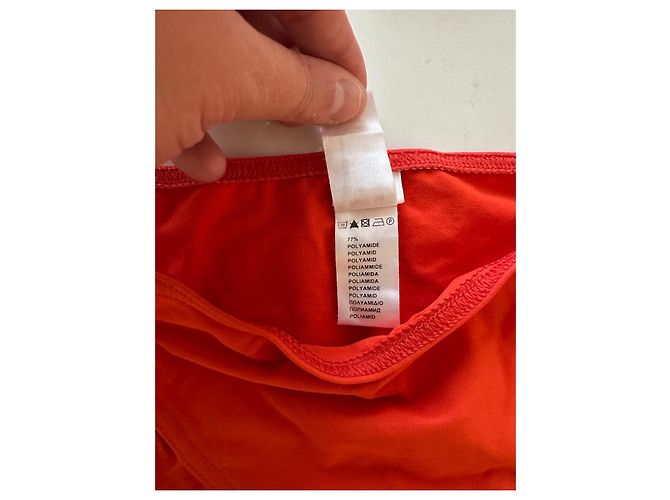 Costume da bagno rosso due pezzi ERES nuovo senza etichetta, sopra 42 sotto 38 - vista 5